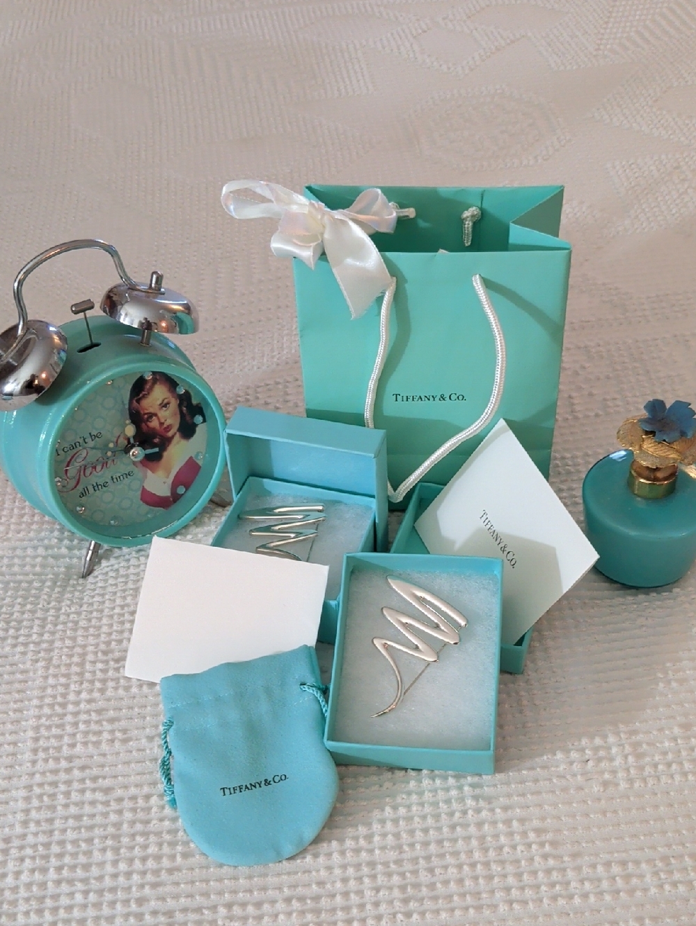 2-Tiffany & Co. Silver, Zig-Zag brooches With Piloma Picasso Stamp